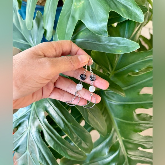 Jewelry - Tourmalinated Quartz Earrings